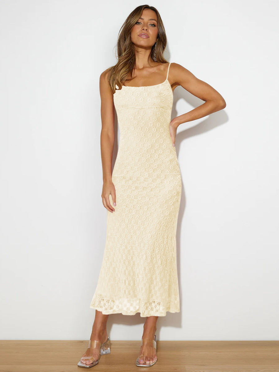Trade Sweet Spicy Lace Jacquard Strapless Dress Pure Desire Style