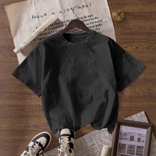 Women's Casual Multi-color Round Neck Short Sleeve T-Shirt