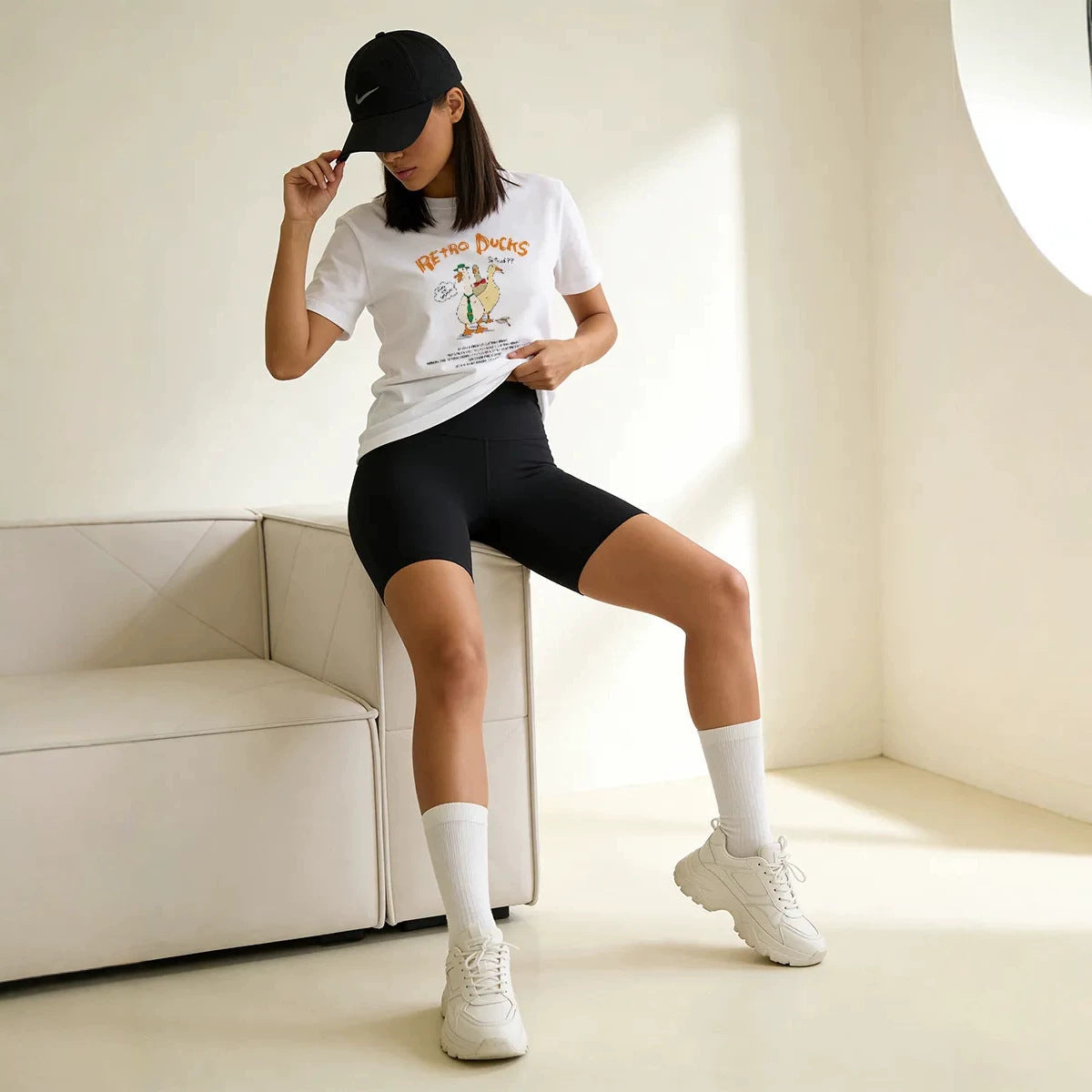 Camiseta estampado pato