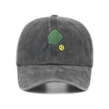 Pickleball Adjustable Embroidered Washed Baseball Cap for Men and Women