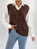 Vest Fried Dough Twists sweater vest