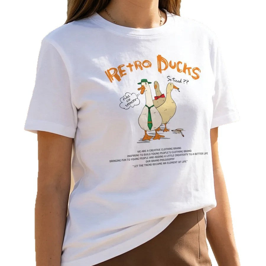 Camiseta estampado pato