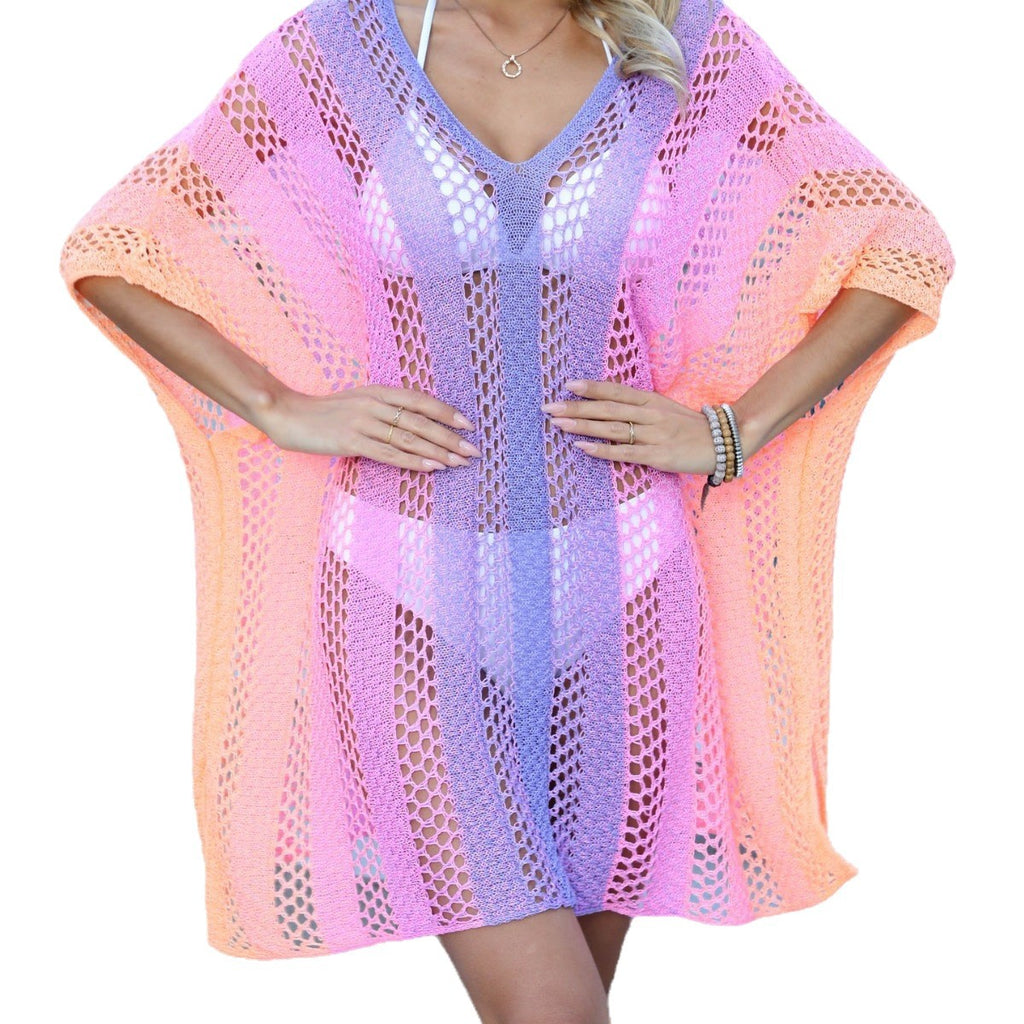 Vestido pareo degradado calado