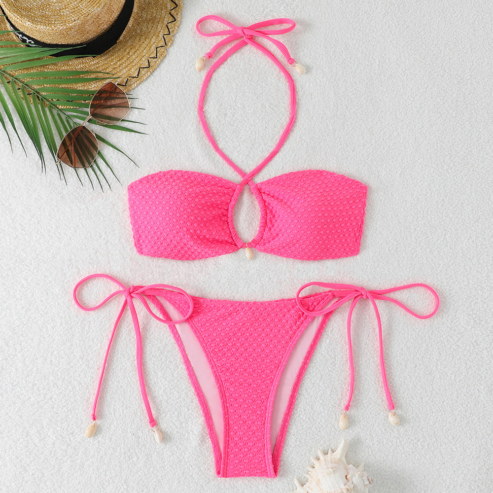 Bikini liso con efecto push up
