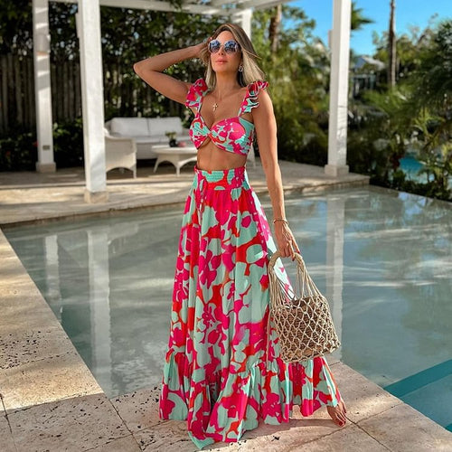 Bikini Cabopino — Tiro alto con falda | Velorte