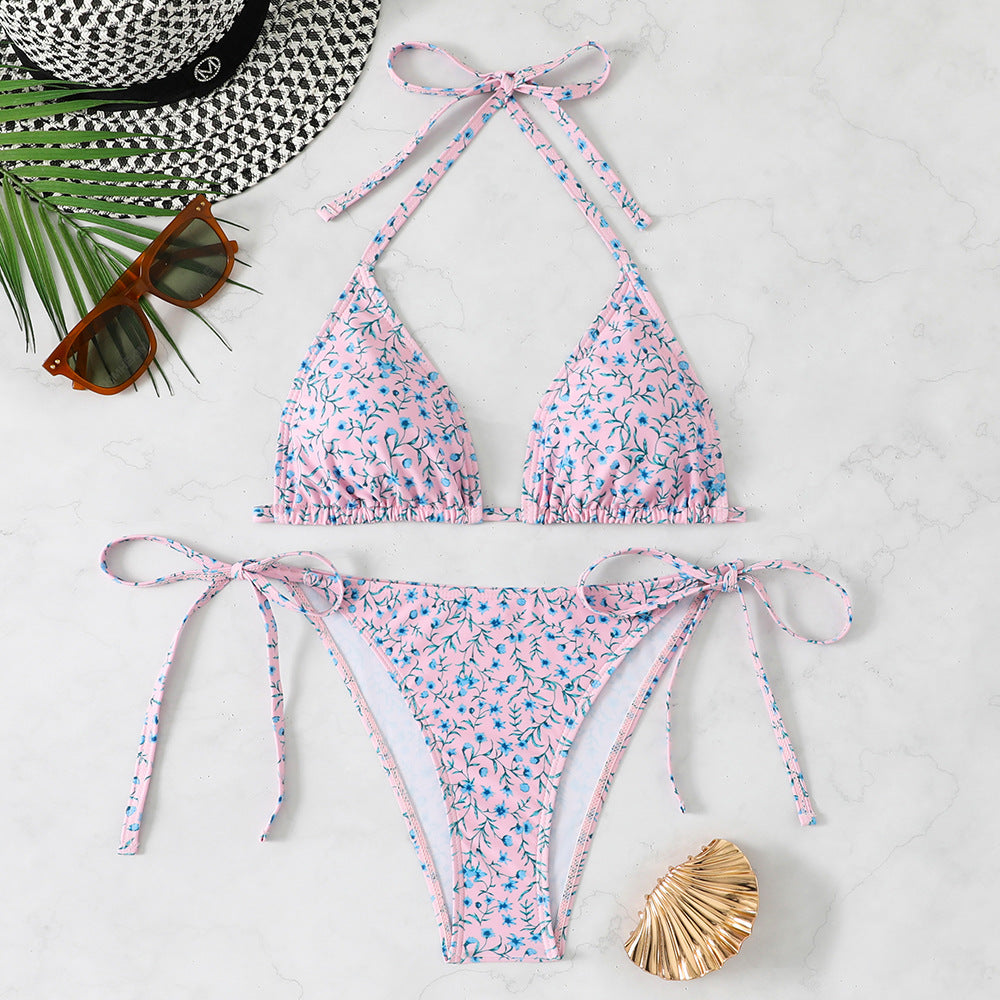 Bikini estampado reversible