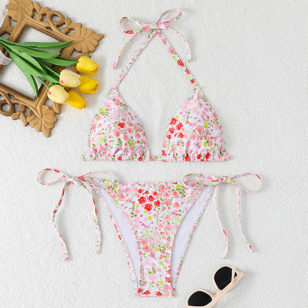 Bikini estampado reversible