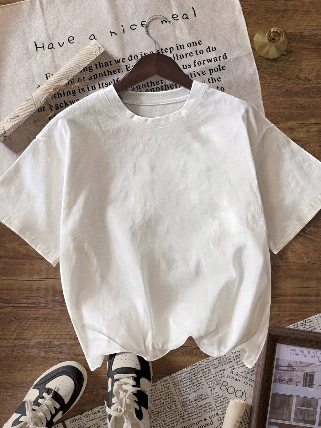 Women's Casual Multi-color Round Neck Short Sleeve T-Shirt