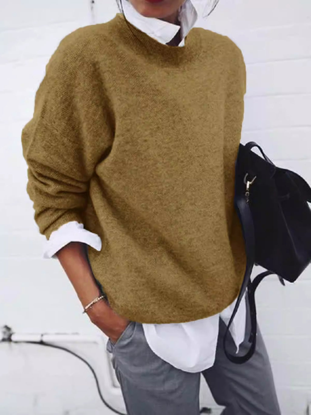 New autumn and winter cross-border European and American eBay Amazon knitted long sleeved pullover hoodie jacket for women