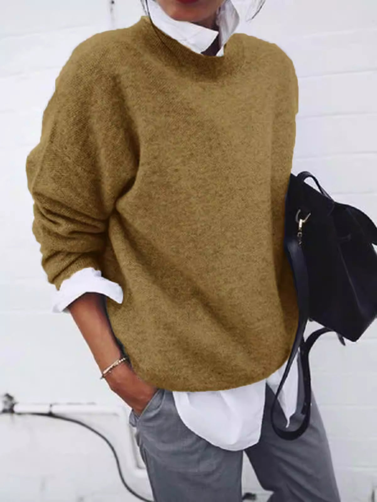 New autumn and winter cross-border European and American eBay Amazon knitted long sleeved pullover hoodie jacket for women