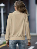 Chaqueta con cremallera manga ranglan | Velorte