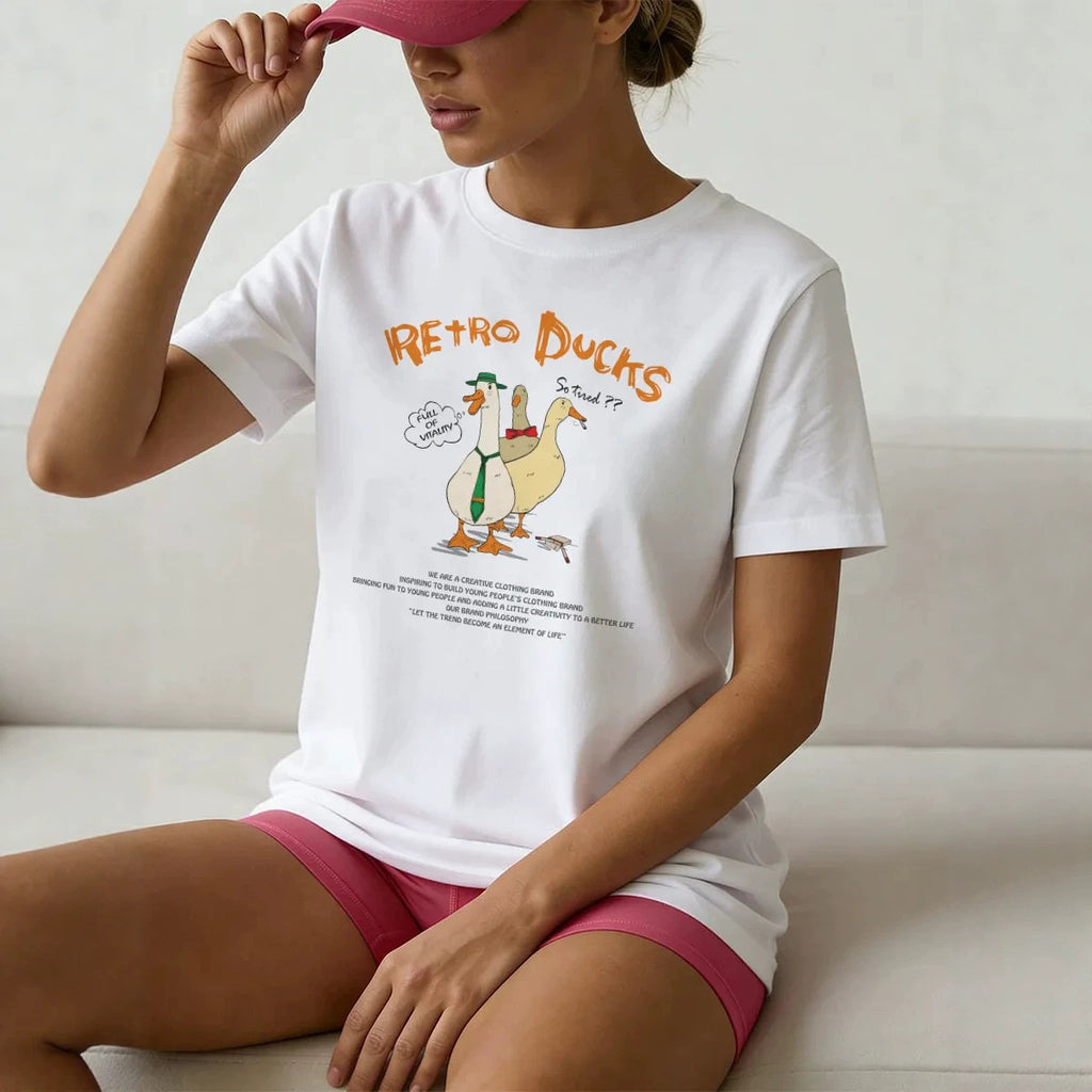 Camiseta estampado pato