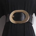 Women's Runway Fashion Genuine Leather Cummerbunds Female Dress Corsets Waistband Belts Decoration Wide Belt