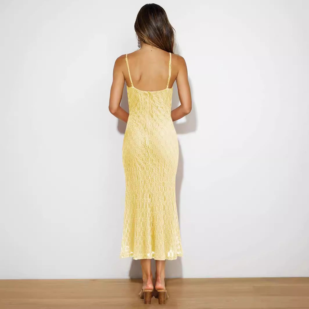 Trade Sweet Spicy Lace Jacquard Strapless Dress Pure Desire Style