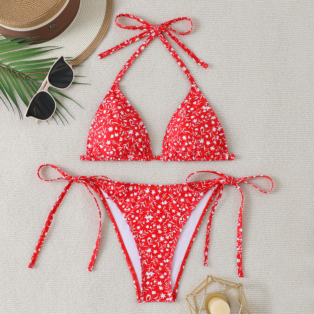 Bikini estampado reversible